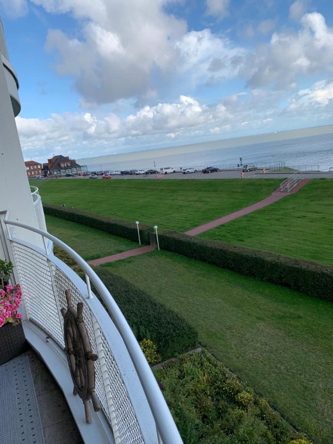 Studio mit Meerblick und großer Loggia - Direktzugang zur Nordsee Wilhelmshaven Exterior foto