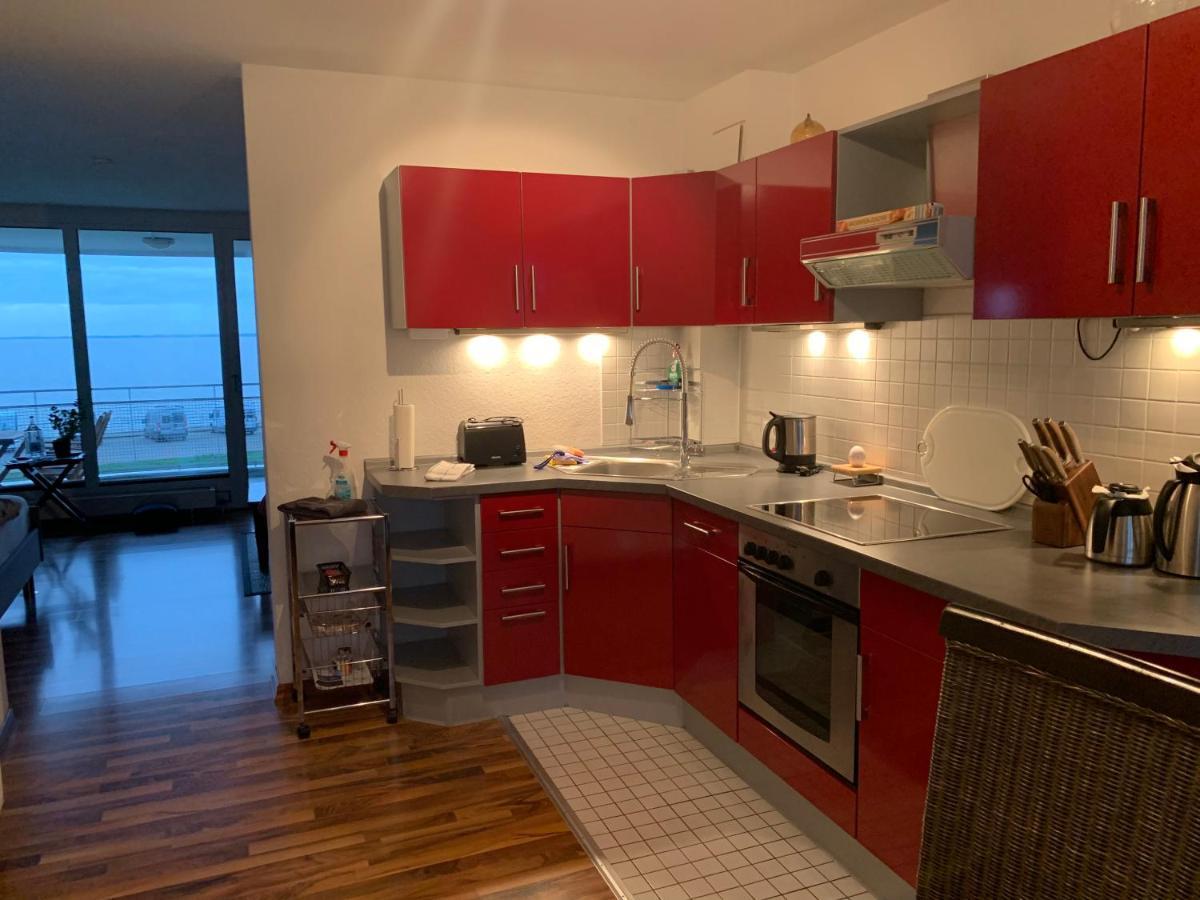 Studio mit Meerblick und großer Loggia - Direktzugang zur Nordsee Wilhelmshaven Exterior foto